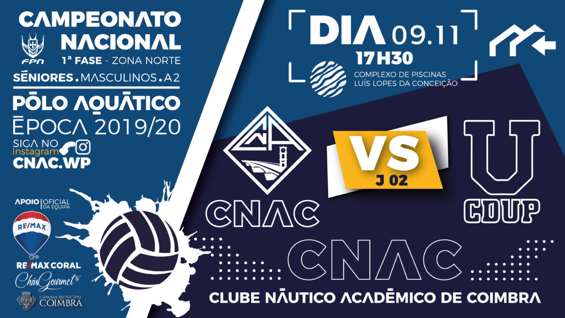 | PÓLO AQUÁTICO CNAC | Campeonato Nacional A2 – 1ª Fase, Zona Norte | PA-2019/20_ Seniores