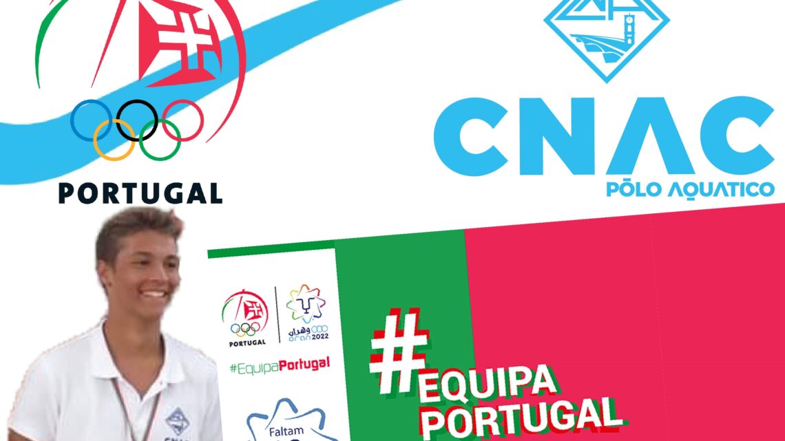 Diogo Pina, atleta do CNAC chamado a representar PORTUGAL nos Jogos do Mediterrâneo ORAN 2022, na Argélia.
